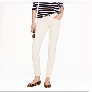 J. Crew - Toothpick Ankle Jeans - Ecru - Size 26